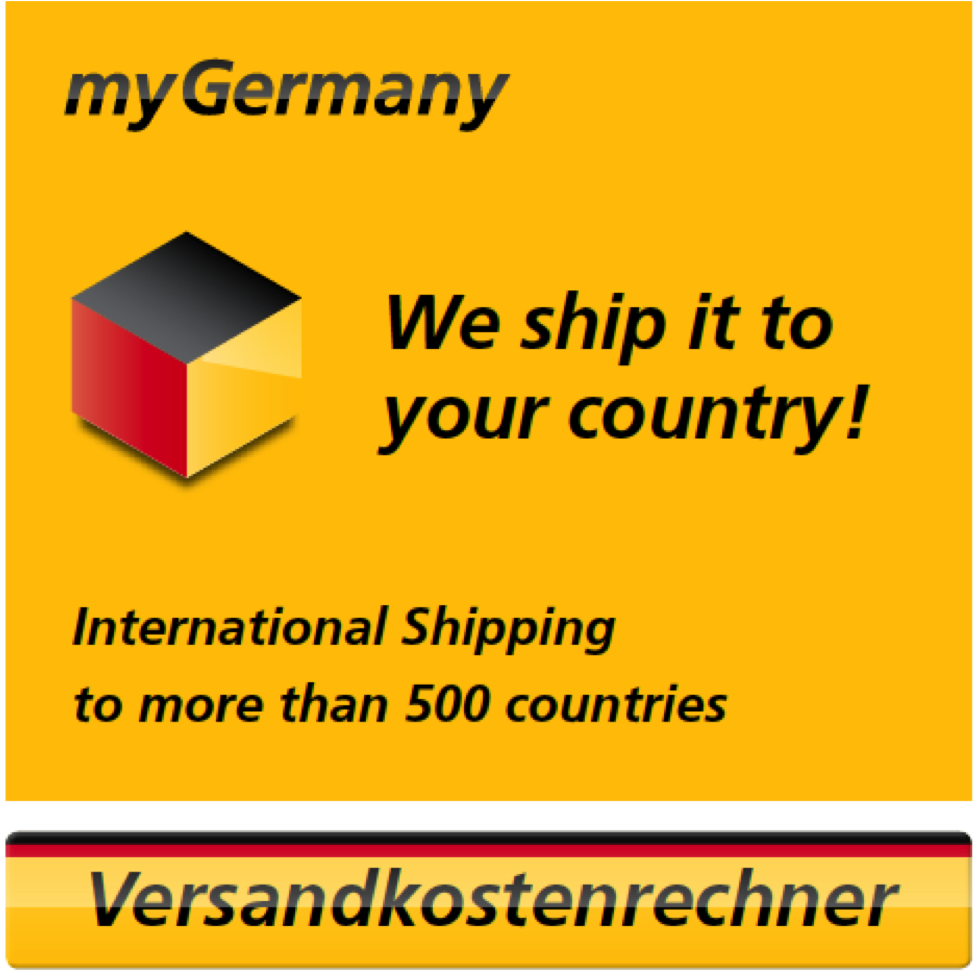 Button for your international customers This button leads your international customers to myGermany Homepage
