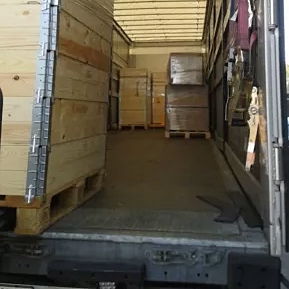container packed
