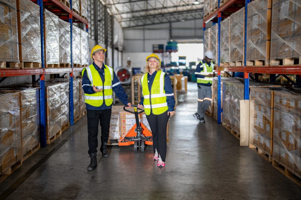 employee-dragging-boxes-warehouse